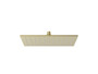 Rociador cuadrado 300x300mm laton oro cepillado - Roca