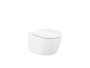 Taza inodoro meridian suspendida 540mm roca rimless vortex negro mate - Roca