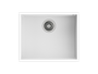 Fregadero de Tegranite+ blanco ártico SQUARE 50.40 TG_MAESTRO cubeta 200mm mueble de 60cm - Teka