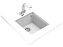 Fregadero de Tegranite+ blanco ártico SQUARE 40.40 TG_MAESTRO cubeta 200mm mueble de 50cm - Teka