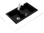 Fregadero de Tegranite+ negro STONE 90 B-TG 2C_MAESTRO cubeta 199mm mueble de 90cm - Teka