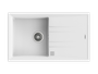 Fregadero de Tegranite+ blanco STONE 50 B-TG 1C 1E_MAESTRO cubeta 200mm mueble de 50cm - Teka