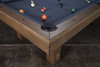Doc & Holliday Hank Slate Pool Table in Rustic Brown