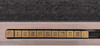 Doc & Holliday Bowie Shuffleboard | detailed close-up of recessed embedded metal scoring unit integrated into glazed pearl cabinet