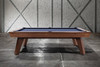 Doc & Holliday Nash Slate Pool Table with dining top – side profile studio photo on white background