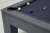 Doc & Holliday Peter Parsons Slate Pool Table in Matte Smoke