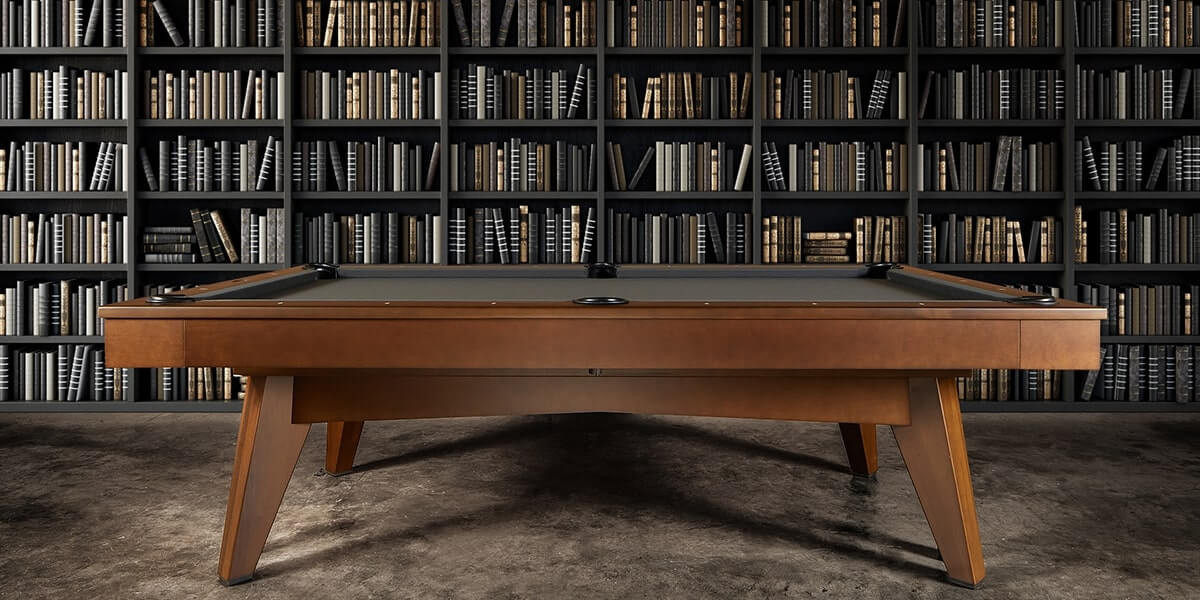 Doc & Holliday Scholar Slate Pool Table – Mid-Century Modern, USA-Made Luxury Billiards