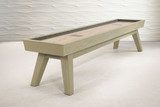 George Natural Ash shuffleboard table in a 3/4 contemporary interior view.