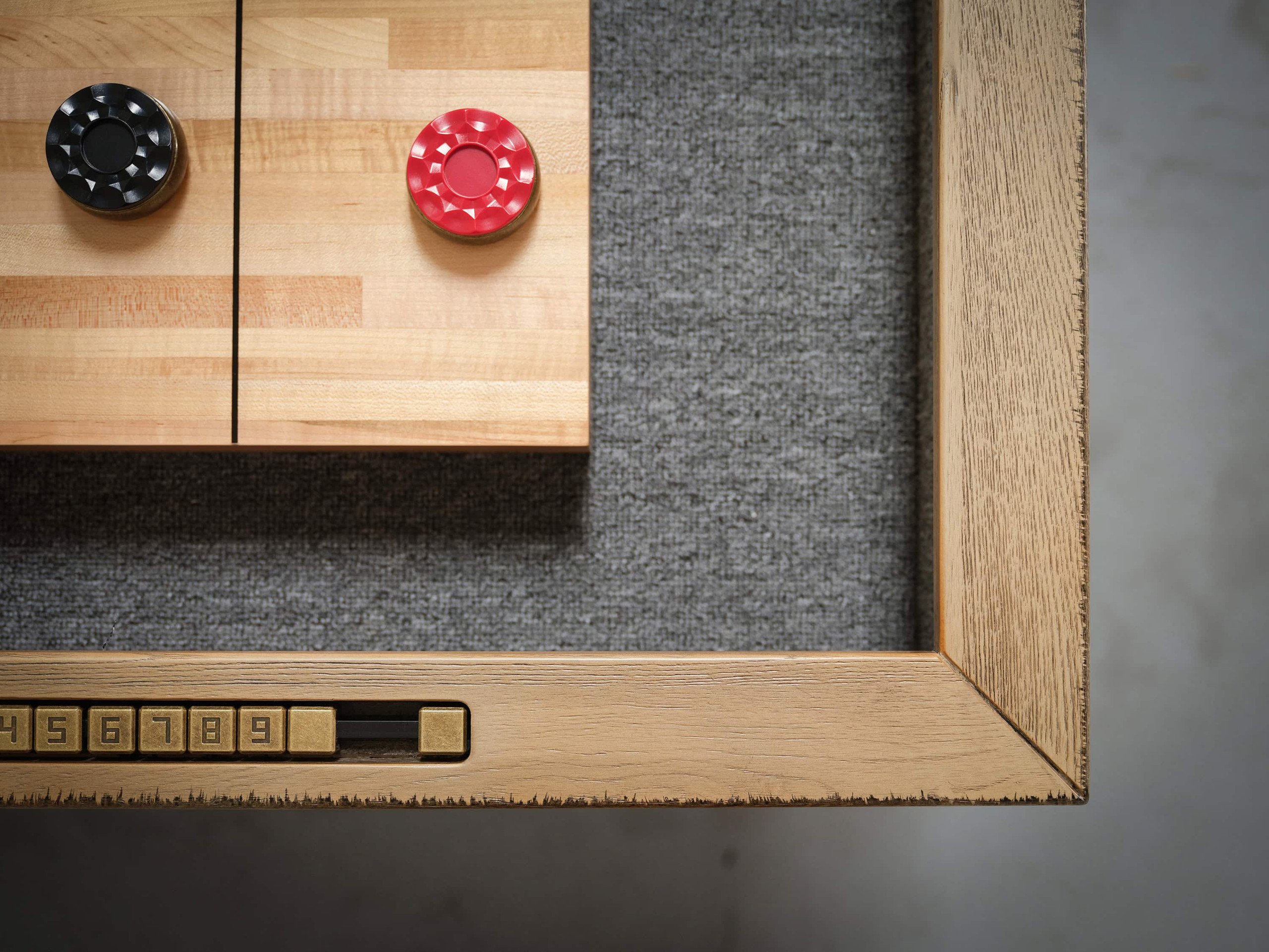 Doc & Holliday Hank Shuffleboard in Oaklee Finish