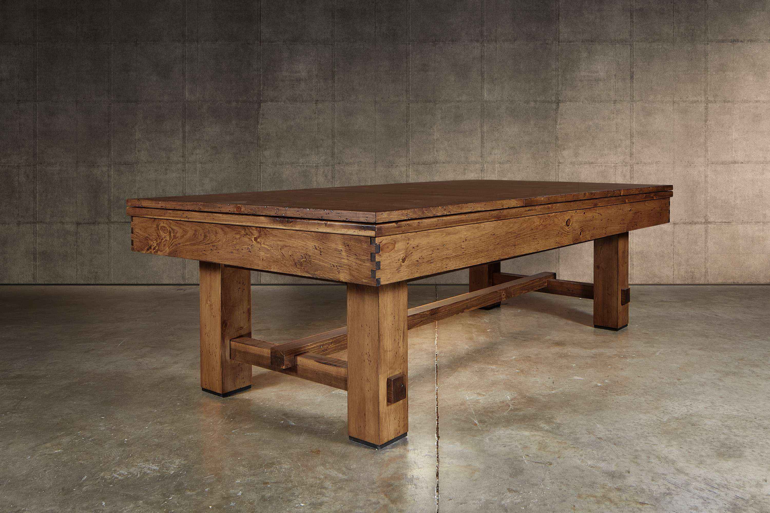 Doc & Holliday Churchill Rustic Pool & Billiard Table – Made in USA