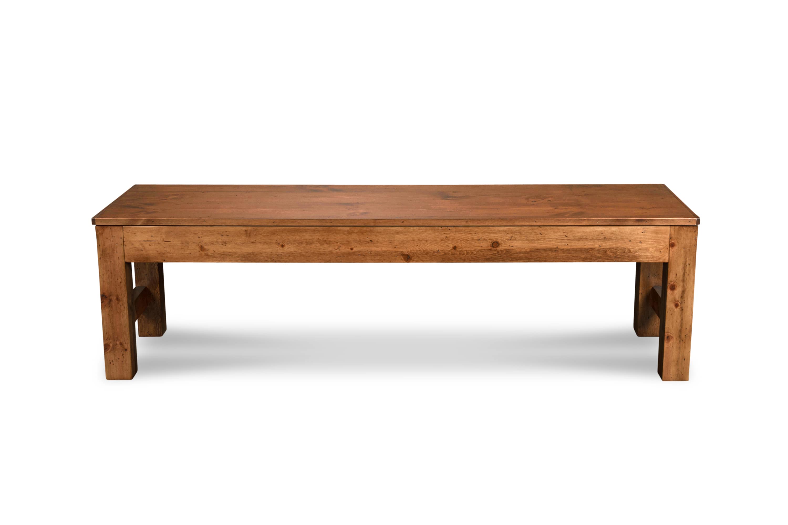 Doc & Holliday custom USA-made storage bench for game room furniture in premium hand-finished wood.