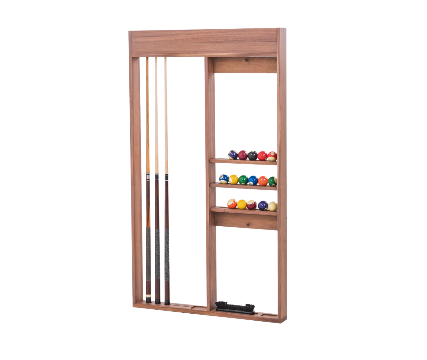 Doc & Holiday Arcadia Billiard Cue & Ball Wall Rack - Thumbnail 2
