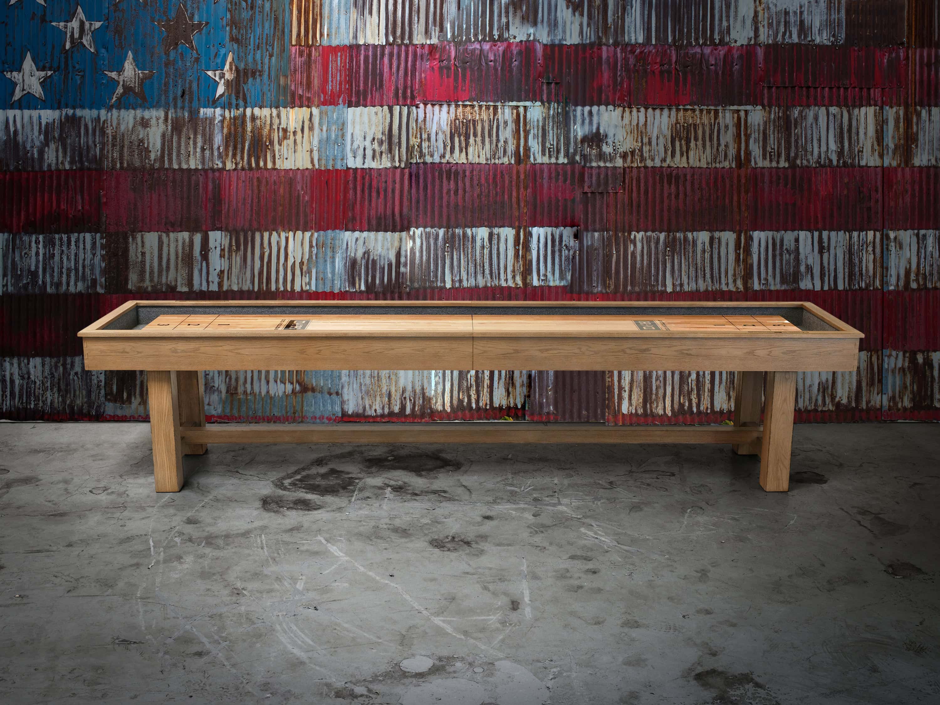 Doc & Holliday Hank Shuffleboard in Oaklee Finish