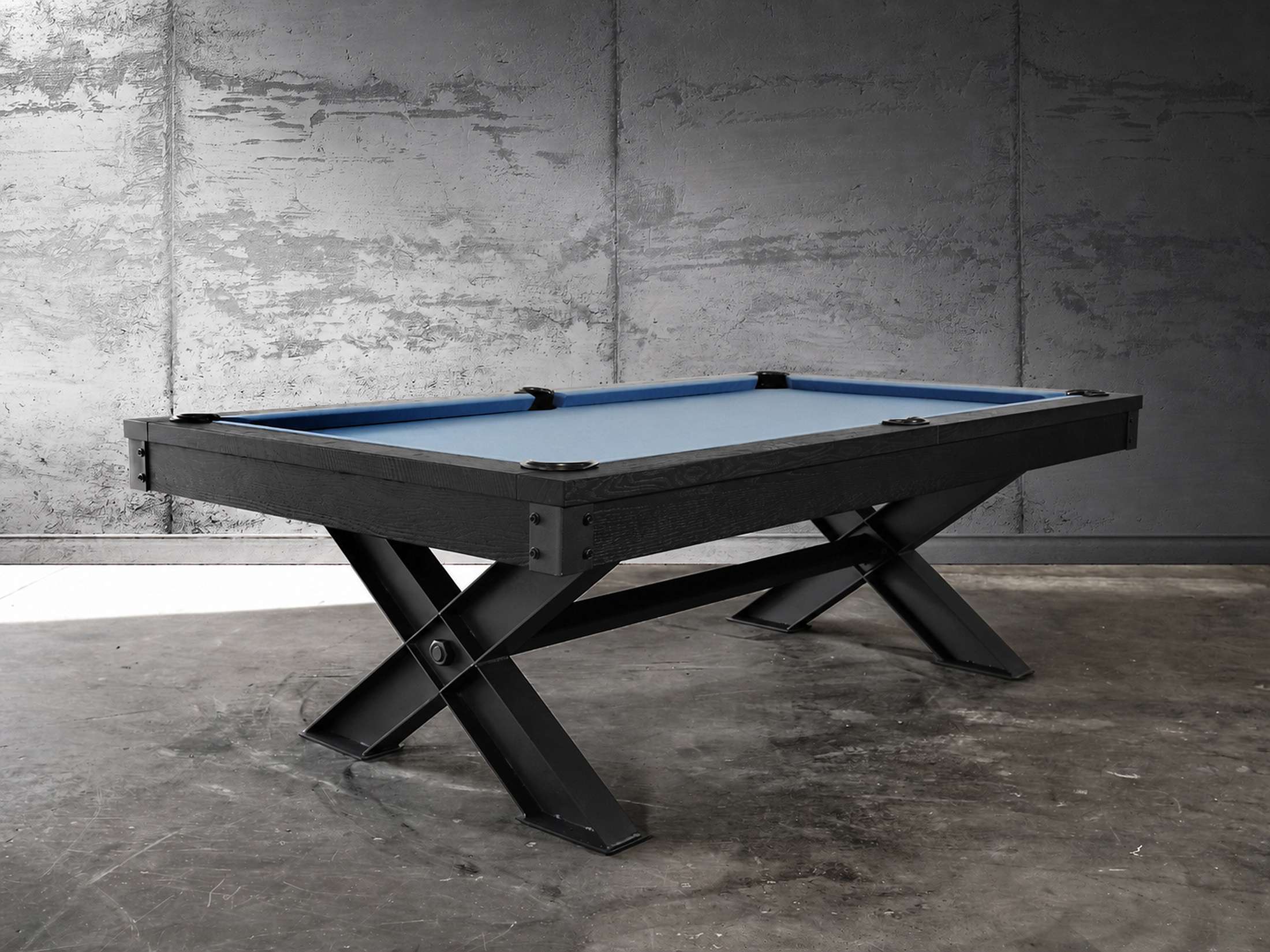 Doc & Holliday Portland Slate Pool Table in Black Ash