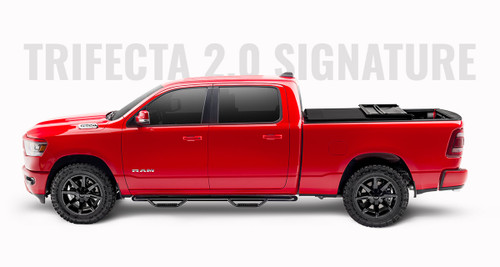 Extang Trifecta Signature 2.0 Soft Folding Tonneau Cover | Fits RAM 1500 DS Crew Cab w/out RAMBOX (5'7")