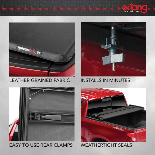 Extang Trifecta 2.0 Soft Folding Tonneau Cover | Fits Nissan Navara / Mercedes X Class Double Cab