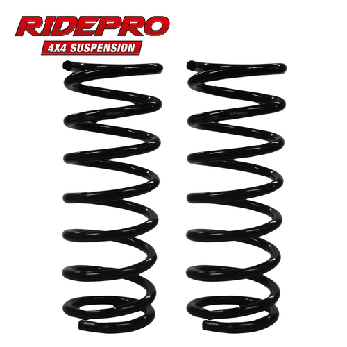 RidePro ZC5105 Rear Suspension Coil Springs (0 to GVM) 50-75mm Lift | Fits Ford Maverick - LWB, SWB / Nissan Patrol GQ Y60 / Y61