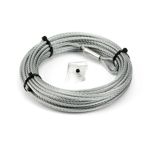 WARN 55' x 7/32" Replacement Steel Rope | ATV Winch Wire Rope Kit  | 68851