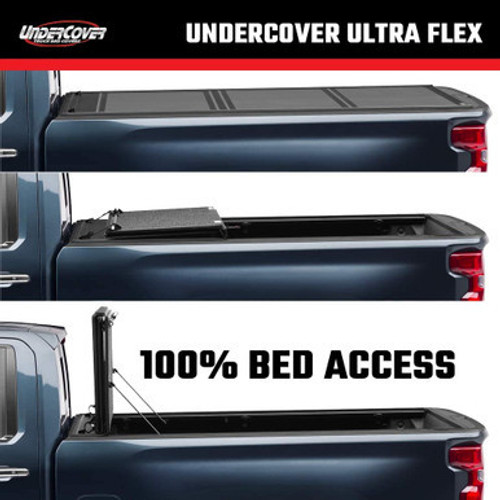 UnderCover Ultra Flex Hard Folding Truck Bed Tonneau Cover | Fits RAM 1500 DT w/RAMBOX