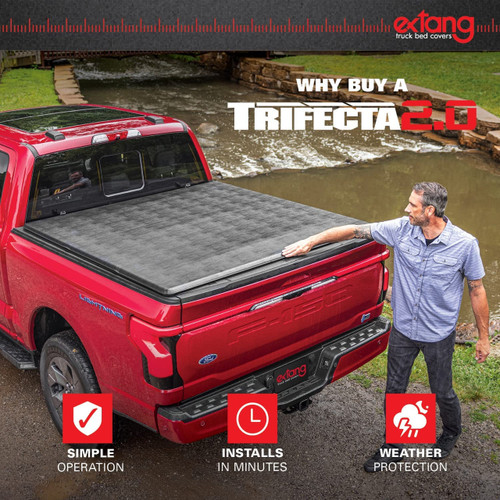 Extang Trifecta 2.0 Soft Folding Tonneau Cover | Fits Toyota Hilux Double Cab