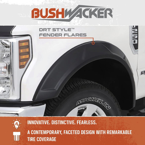 Bushwacker DRT Fender Flares | RAM 2500 DJ  | Front & Rear (4pc)