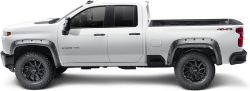 Bushwacker Forge Fender Flares Fits Silverado 2500HD Crew Cab (2021+) - Front & Rear (4PC)