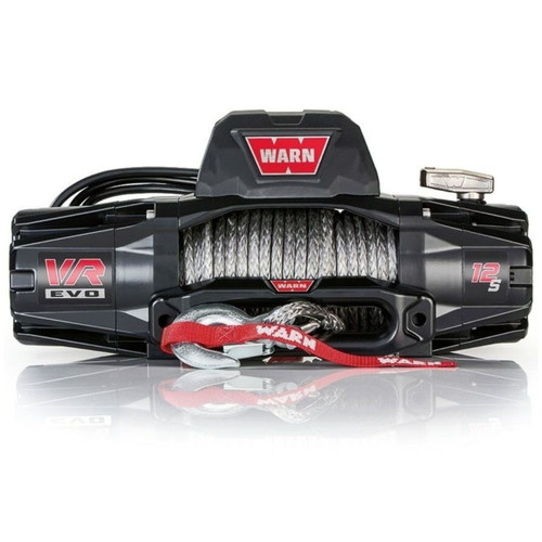 WARN VR EVO 12-S 12,000lbs Electric 12V DC Winch | 103255 | Synthetic Rope | 4WD 4x4 Truck Off-Road Recovery