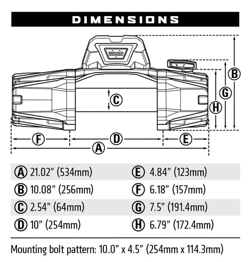 WARN VR EVO 10-S  Electric 12V DC Winch Synthetic Rope| 103253 | 4WD 4x4 Off-Road Truck Recovery