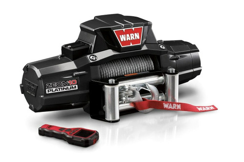 WARN ZEON Platinum 10 Electric Winch | 92810 | 10000 lbs 12V DC Wire Rope Wireless Remote