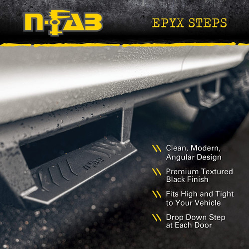 N-Fab EPYX Cab Length Drop Down Side Step | Chevrolet Silverado 1500/2500HD