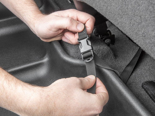 Under Seat Storage System | Laser measured and custom-fit to the exact make and model.