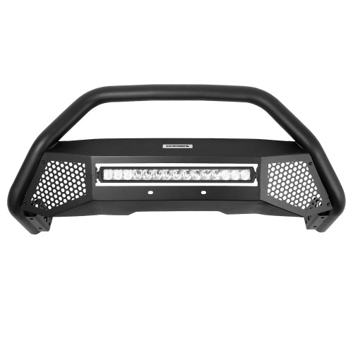 Go Rhino RC4 LR Bull Bar With Mounting Brackets, Single Row 20" LED Light Bar Kit