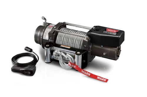 WARN 16.5TI 12V 16,500lb Heavyweight Thermometric Winch | 68801 | Steel Rope & Roller Fairlead