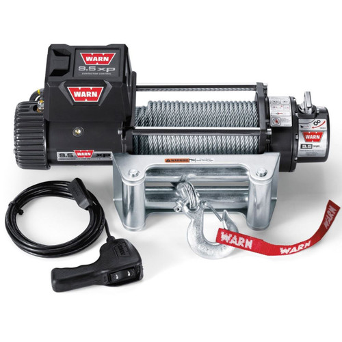 WARN 9.5XP 12V 9,500 lbs Recovery Winch | 68500 | Steel Rope and Roller Fairlead