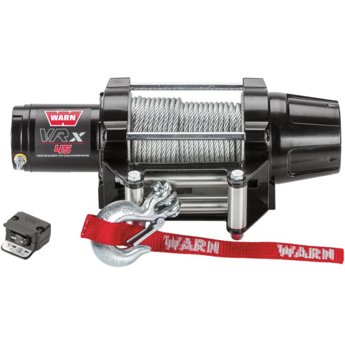 WARN VRX 45 ATV UTV Powersports Electric Winch 4500 lb 12V | 101045 | Steel Rope & Roller Fairlead