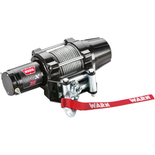 WARN VRX 35 3,500lbs 12V ATV UTV Powersports Winch | 101035 | Steel Rope w/Roller Fairlead