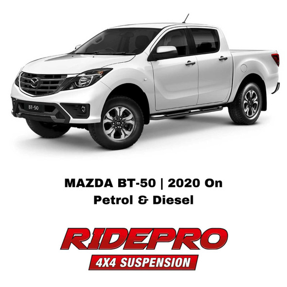 RidePro Suspension Complete Lift Kit | MAZDA BT-50 2020 On (45mm Front/50mm Rear)
