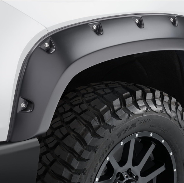 Bushwacker Pocket Style Fender Flares Fits Silverado 2500HD Crew Cab (2020+) - Front & Rear (4PC)