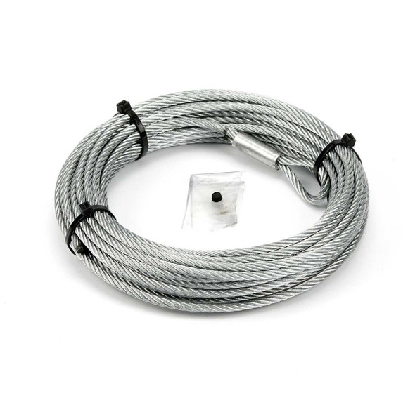 WARN 55' x 7/32" Replacement Steel Rope | ATV Winch Wire Rope Kit | 68851