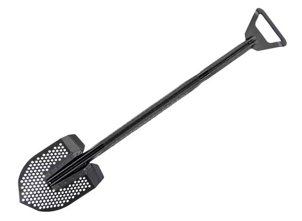 Go Rhino Xventure Gear Perforated Stackable Recovery Shovel (Textured Black)