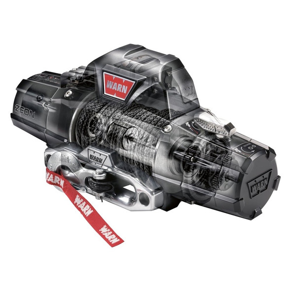 WARN ZEON 10-S 10,000lbs 12V Electric Winch | 89611 | Spydura Synthetic Rope | 4x4 Off-Road