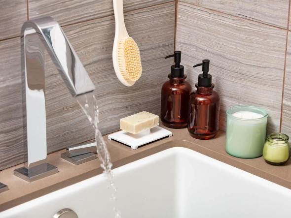 WeatherTech SoapSaver Soap Dish - Shower, White