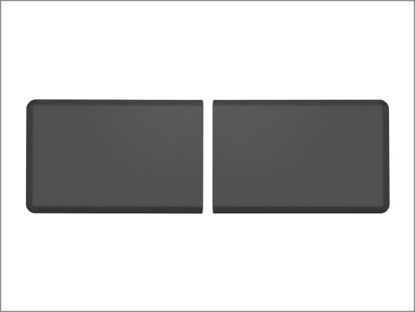 WeatherTech ComfortMat Connect - End Mats 24"x36" (2 Pack) | Black, Stone Finish