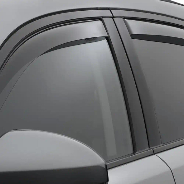 WeatherTech Side Window Deflectors Front & Rear Set | Toyota Tundra CrewMax
