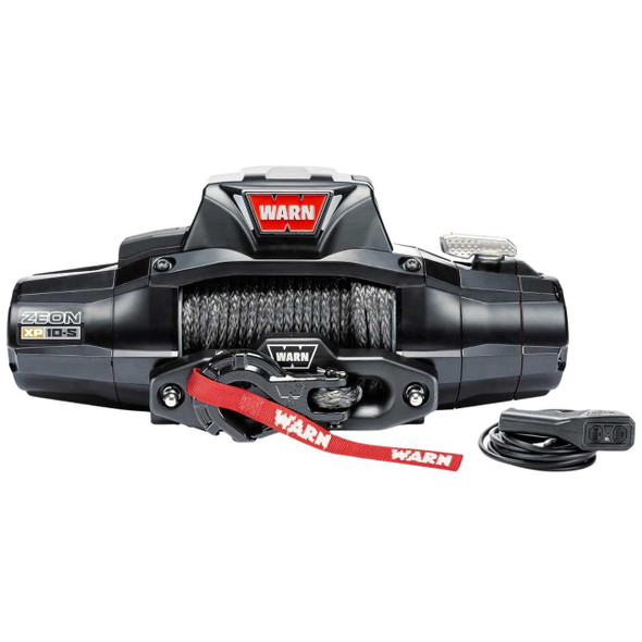 WARN ZEON XP 10-S 10,000lbs 12V Electric Winch | 100’ of 3/8” Spydura Synthetic Rope | 110100
