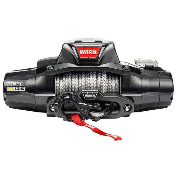 WARN ZEON XP 12-S 12,000lbs 12V Electric Winch | 80’ of 3/8” Spydura Synthetic Rope | 110120