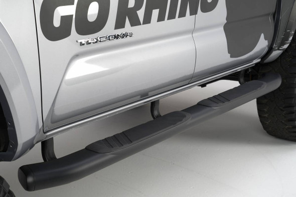 Go Rhino 5" OE Xtreme Composite Side Steps | 80" Long | Fits RAM 1500 DS Quad Cab |  Black finish