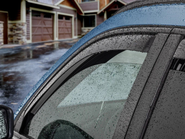 WeatherTech Side Window Deflectors - Front & Rear Set | Chevrolet Silverado 1500 & ZR2