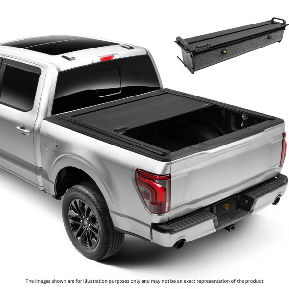 RealTruck RetraxPRO EZ-OFF FRC-4000 Retractable Manual Tonneau Cover w/T-Slot Rails | RAM 1500 DT 5'7" Bed w/rambox (2019+)