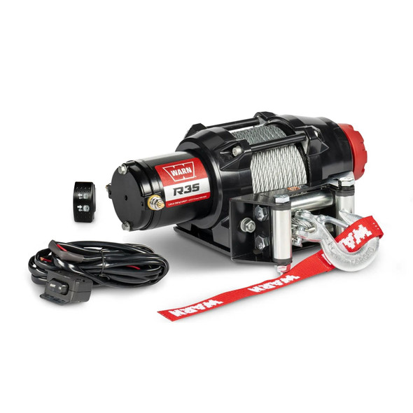 WARN R35 3500 lb Powersports Winch with Steel Rope | 110035